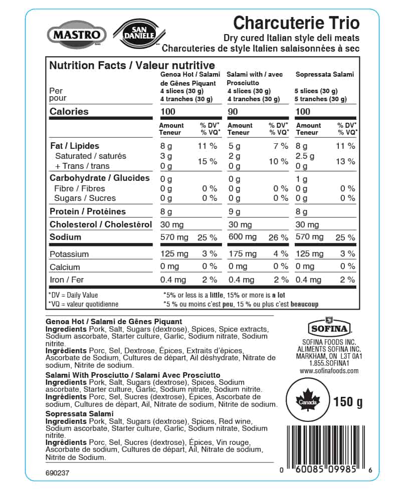 Nutrition Facts