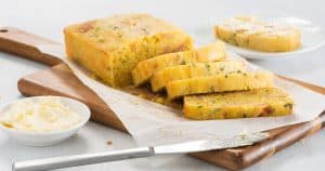 Ham-and-Basil-Polenta-Loaf-with-Asiago-Cheese