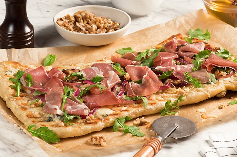 10. Grilled Onion & San Daniele<sup>®</sup> Prosciutto Pizza