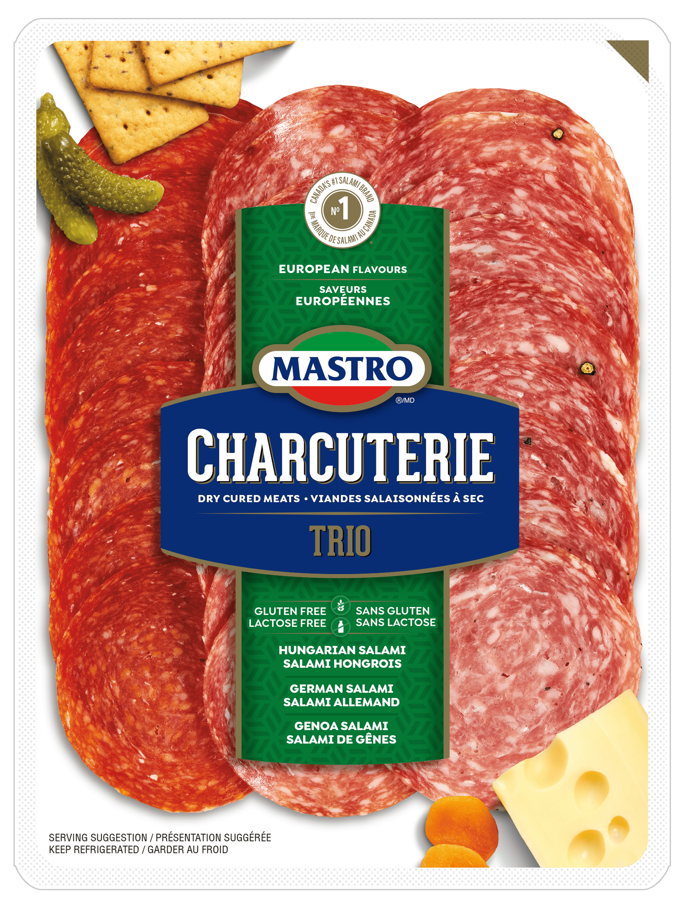 Mastro<sup>®</sup> Charcuterie Trio, Saveurs Européennes