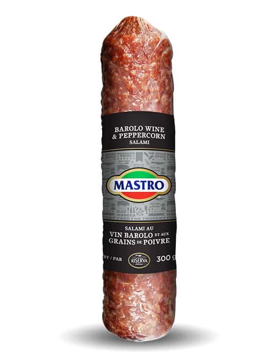 Mastro <sup>MD</sup> Salami au barolo et au poivre en grains