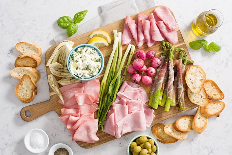 Charcuterie italienne, Charcuteries et fromages