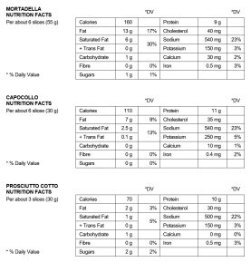 Cooked Trio Nutritional Information