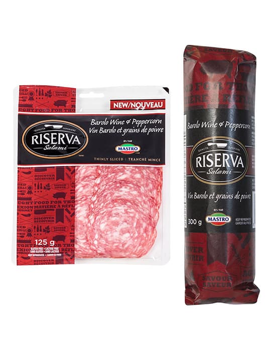 Riserva<sup>TM</sup> Barolo Wine and Peppercorn Salami